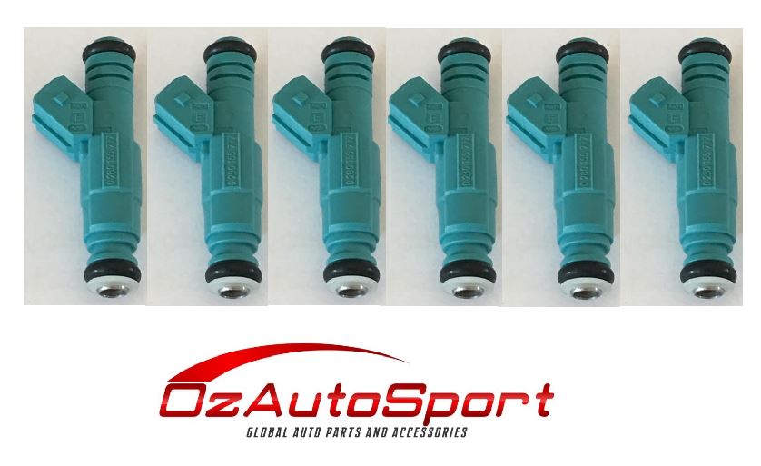 6 x Fuel Injectors for Holden Commodore VN VP VR VS VT VX VY V6 3.8 Ecotec