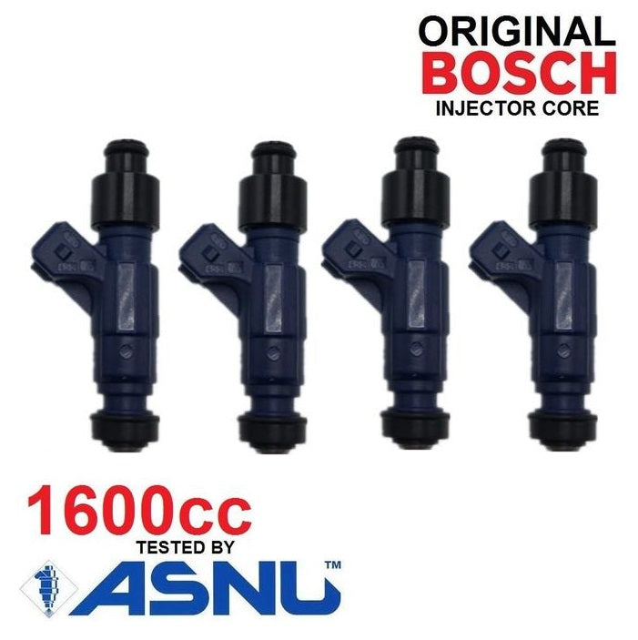4 Fuel Injectors for Mitsubishi EVO 4G63 11mm 152lb 1500cc 1600cc Bosch
