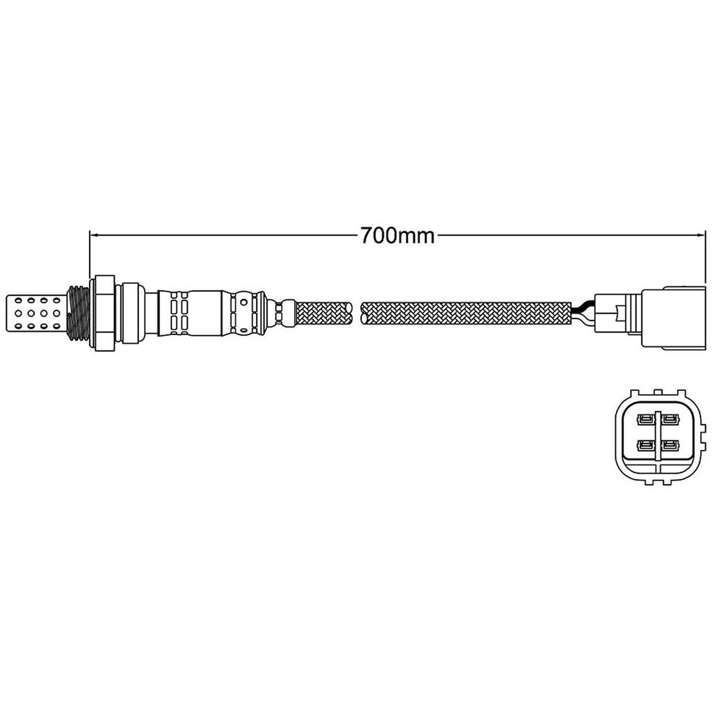 Post-Cat o2 Oxygen Sensor for SUBARU FORESTER XT SG SG9 07/2005~12/2007 EGO-410 Post-Cat o2 Oxygen Sensor for SUBARU FORESTER XT SG SG9 07/2005~12/2007 EGO-410
