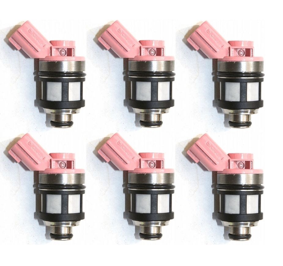 6 FUEL INJECTORS FOR NISSAN PATHFINDER R50 NAVARA D22 VG30E 3.0L VG33E 3.3L V6