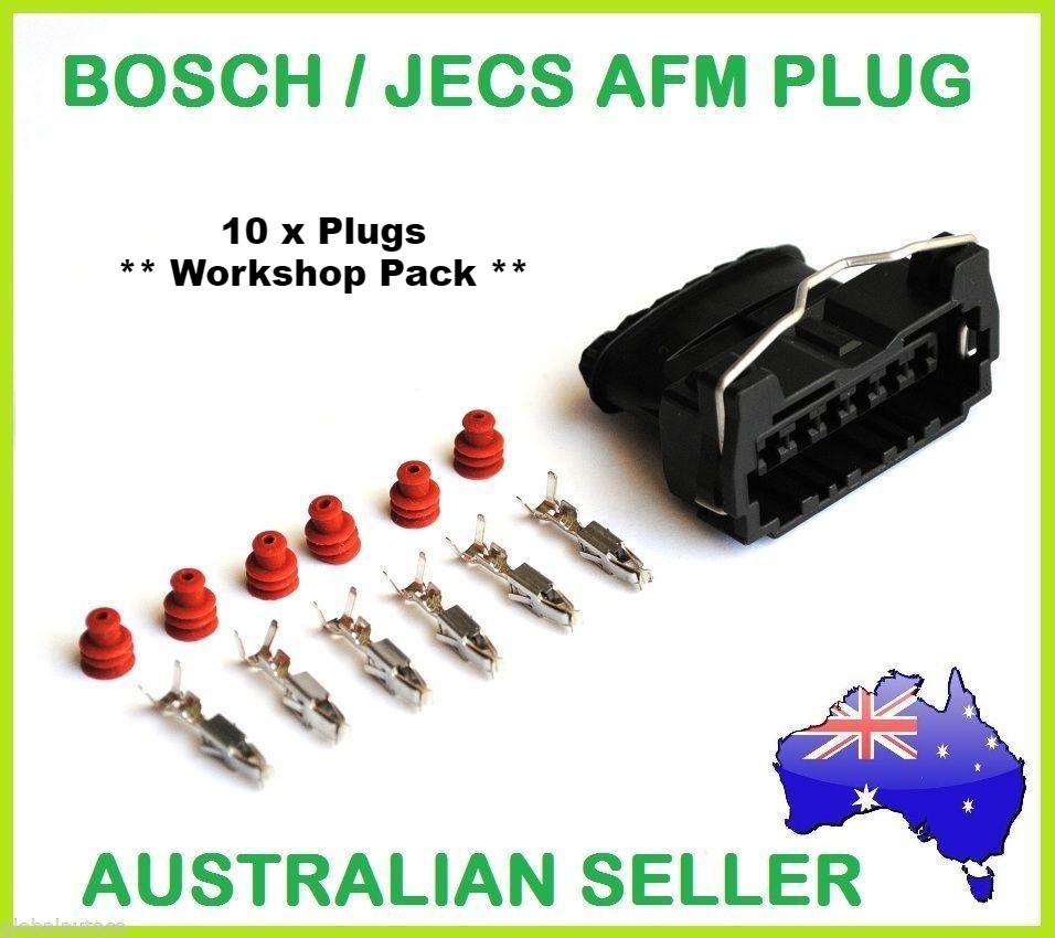 10 x AFM Air Flow Meter Plug / Connector Kit for Z32 - 6 Pin - EASY / QUICK RELE