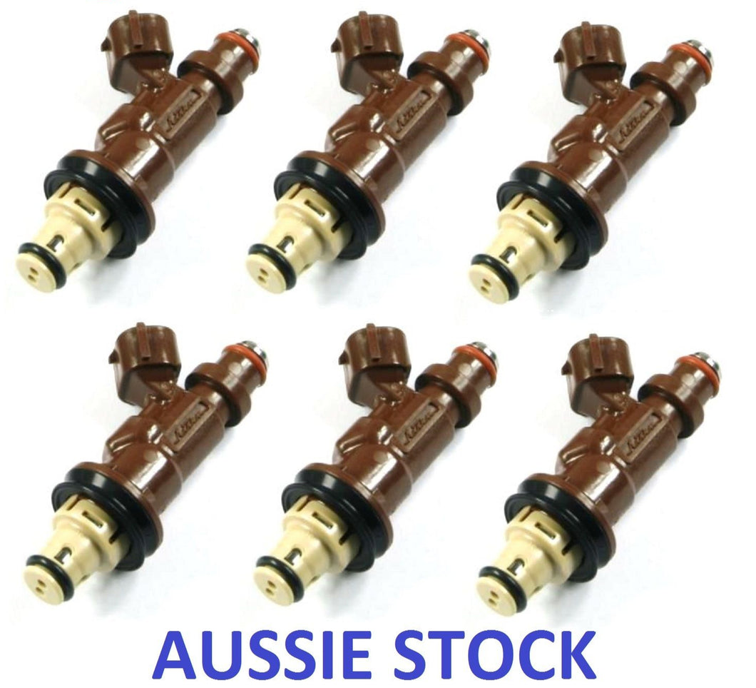 6 AISAN FUEL INJECTORS for TOYOTA HILUX LANDCRUISER PRADO 5VZFE 3.4L 23250-62040
