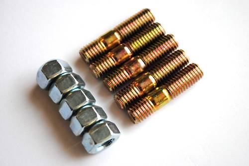 5 x Turbo Studs + Nuts for Garrett Nissan T25 T28 RB26 SR20 CA18 M8