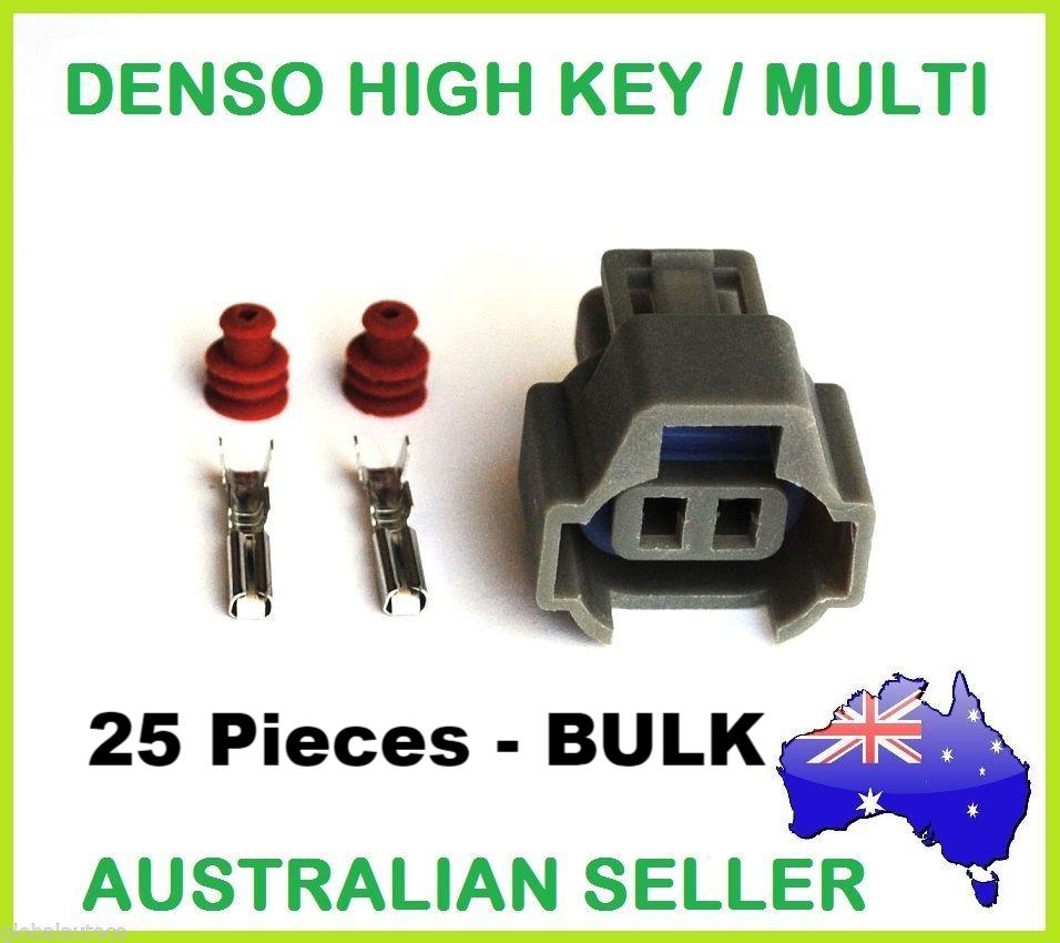 25 x Multi Fit Injector Plug - Injector Connector - EFI for Denso SARD etc