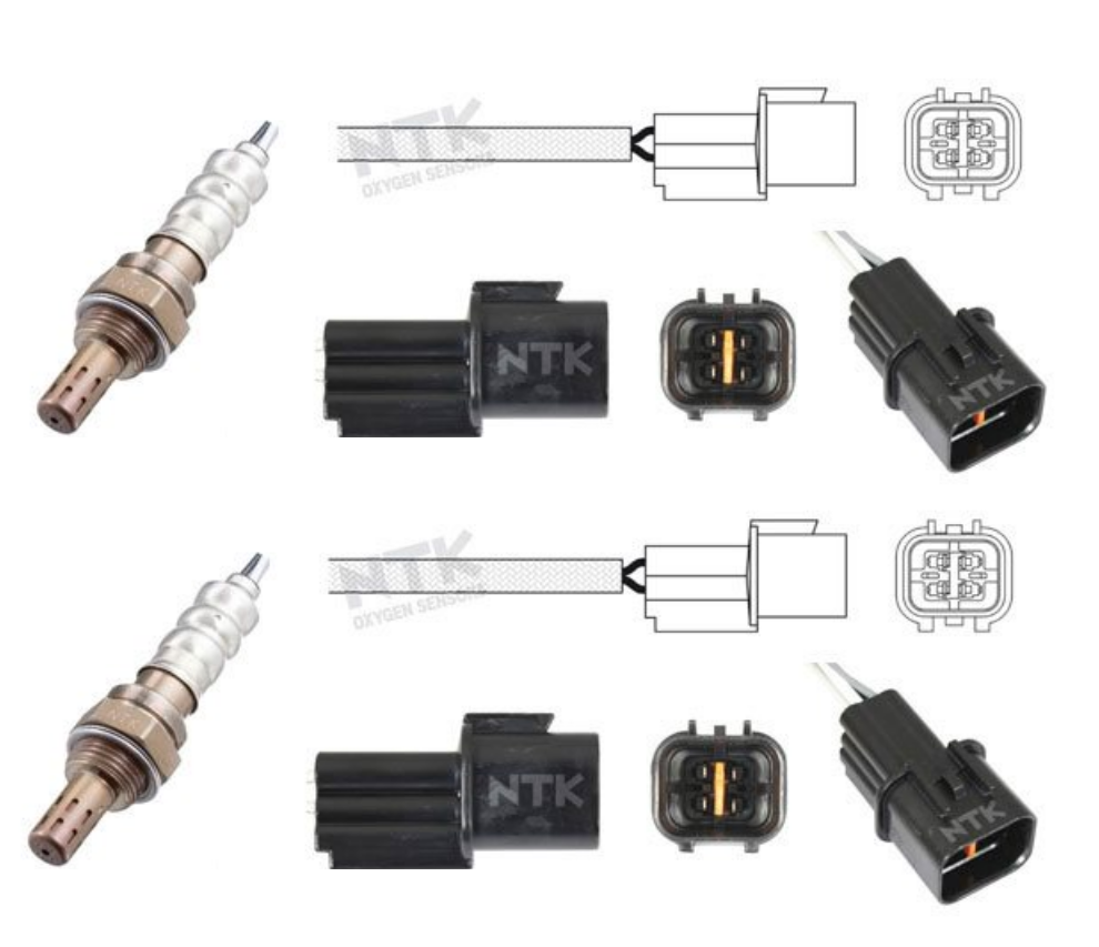 2 x NTK Front Oxygen Sensor O2 for Mitsubishi Pajero NS 3.8 (Pre-Cat Pair)