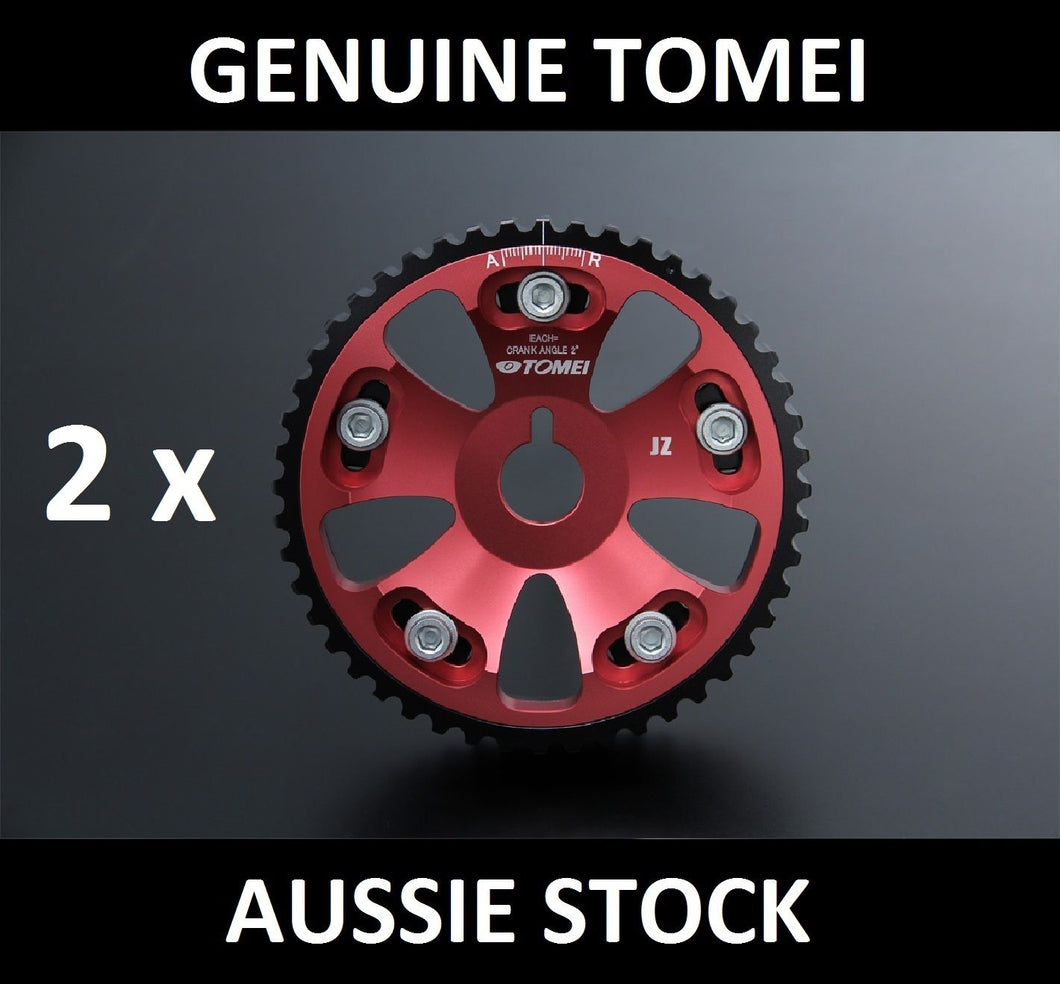TOMEI CAM GEAR INTAKE AND EXHAUST SET for TOYOTA 1JZ GTE 2JZ GTE JZZ30 80 100 1