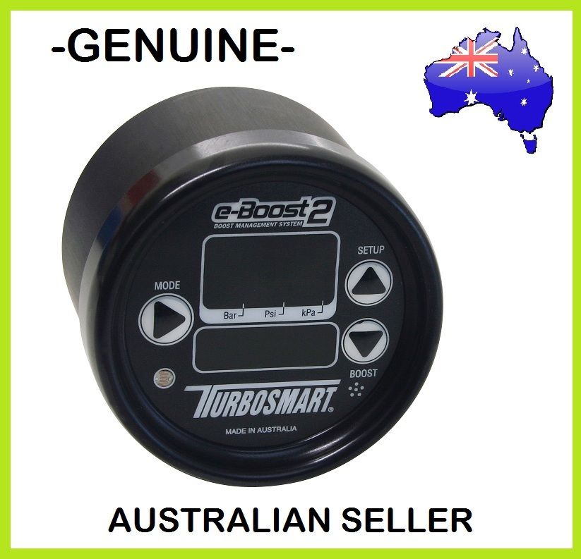 TURBOSMART 66mm e-Boost2 eBoost2 Boost Controller SHIFT LIGHT PACKAGE DEAL