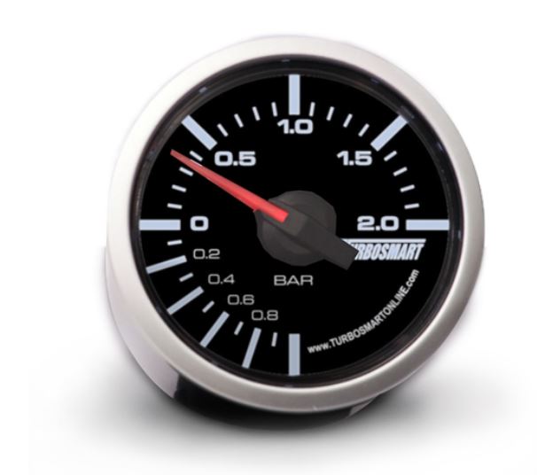 Turbosmart Boost Gauge 0-2 BAR 52mm – 2 1/16? TS-0101-2025
