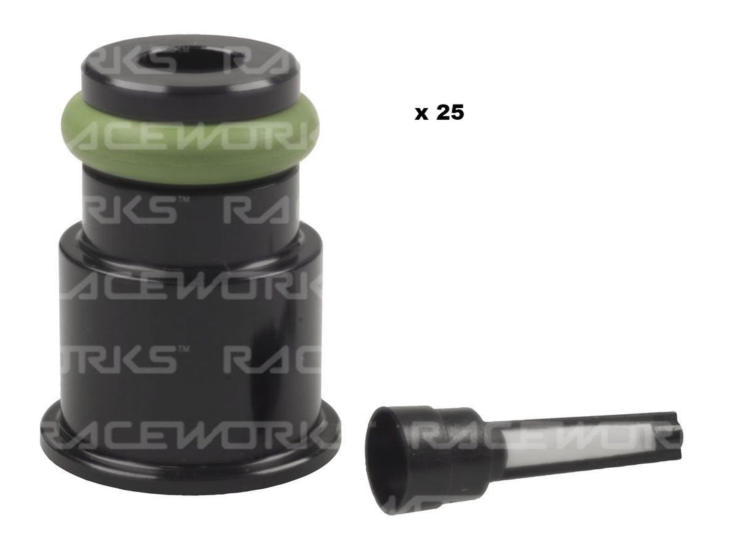 25 x Fuel Injector Extension Short To 3/4 Length 14mm-14mm ALY-106