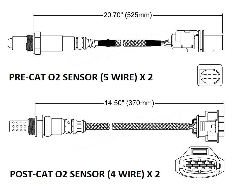 O2 sensor kit for Holden Commodore VZ V6 Models to July 2006 (4 sensors Total) O2 sensor kit for Holden Commodore VZ V6 Models to July 2006 (4 sensors Total)