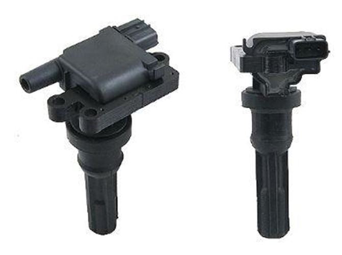Ignition Coil Kit for Mitsubishi Lancer EVO 4 - 7 4G63 w Leads & Spark Plugs