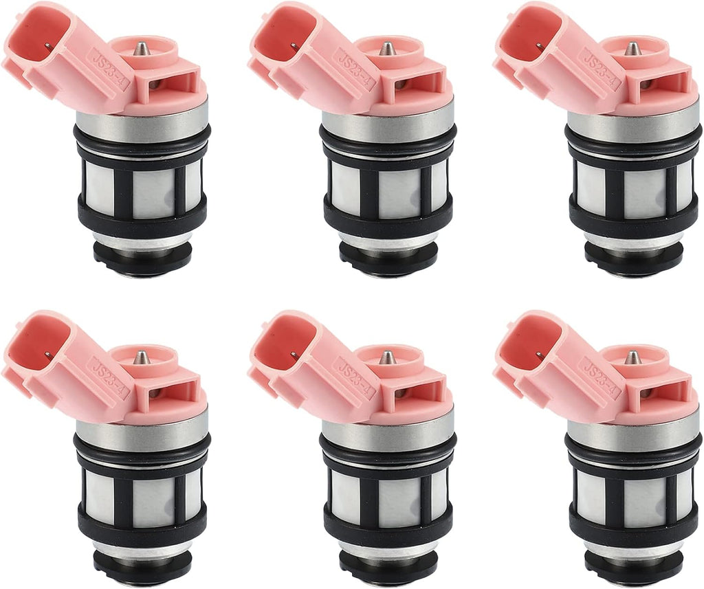 6 NEW FUEL INJECTORS FOR NISSAN PATHFINDER R50 NAVARA D22 VG33E 3.3L ...