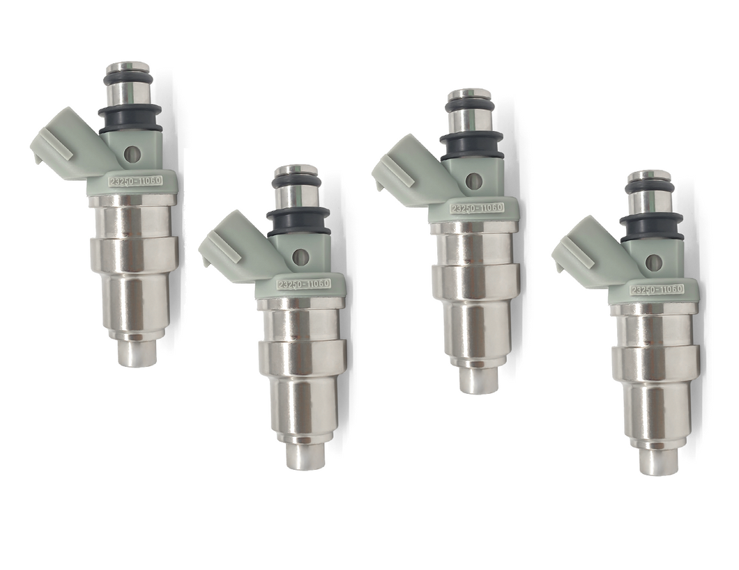 4 FUEL INJECTORS for Toyota Starlet EP82 EP91 4EFTE replaces 23250-11060