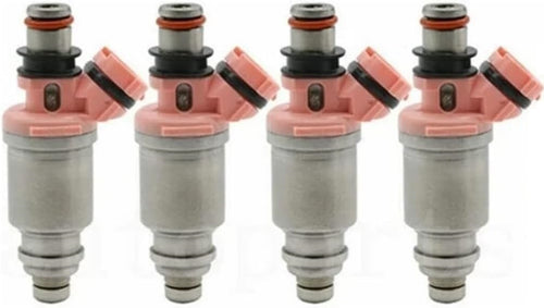 4 FUEL INJECTORS for Toyota 4EFTE 4AGE 4AGZE 350cc High Flow