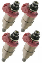 4 FUEL INJECTORS for HOLDEN RODEO TF 4ZE1 2.6L to 10/90 > 1992 Pink Top INJ082