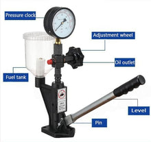 S60H Diesel Injector Nozzle Calibrator Fuel Nozzle Injector Tester Hand Pump