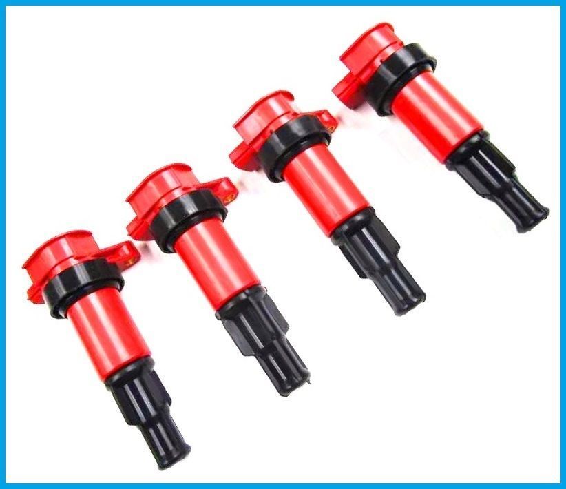 Coils Coil Packs for Nissan SR20 DET S13 S14 Silvia 180sx 200sx Black & Red Top