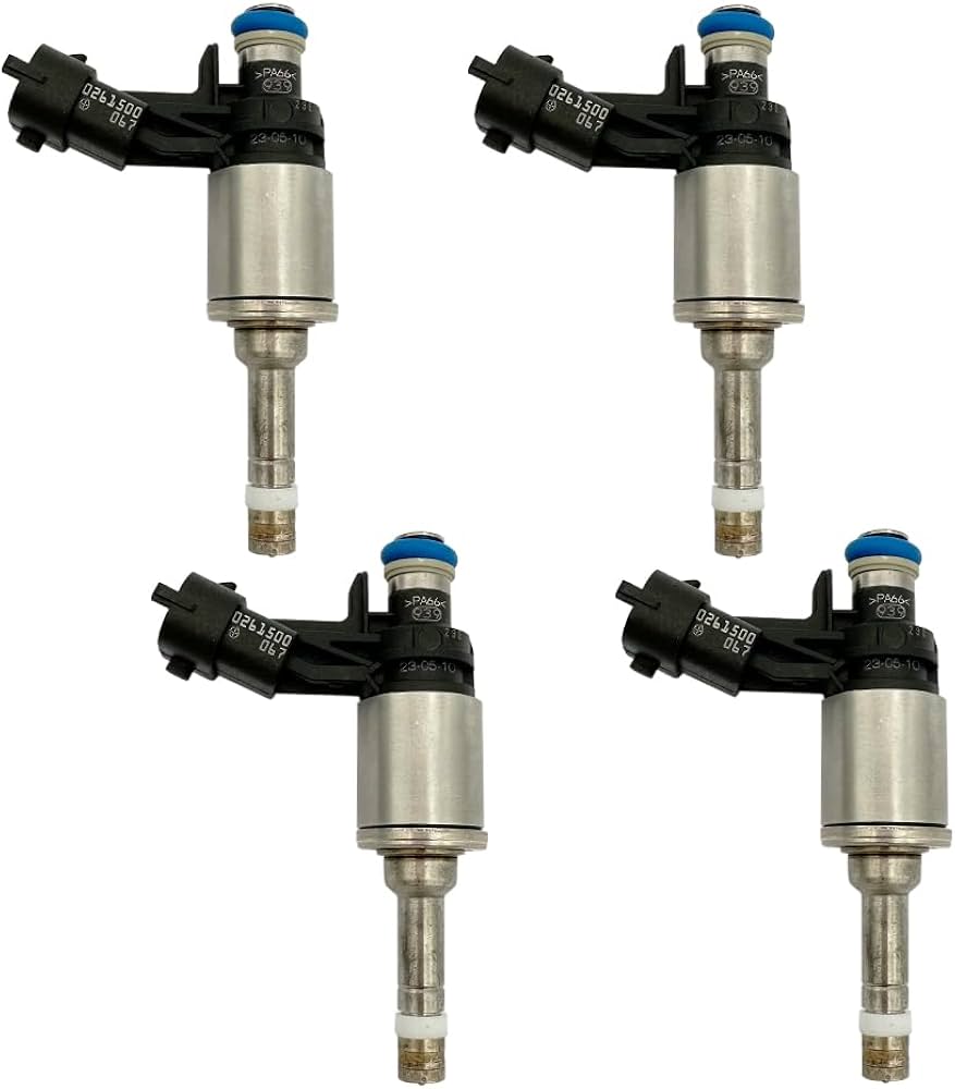 4PCS 0261500067 55213612 Fuel Injector Fit for Alfa Romeo 159 BRERA GIULIETTA 1.