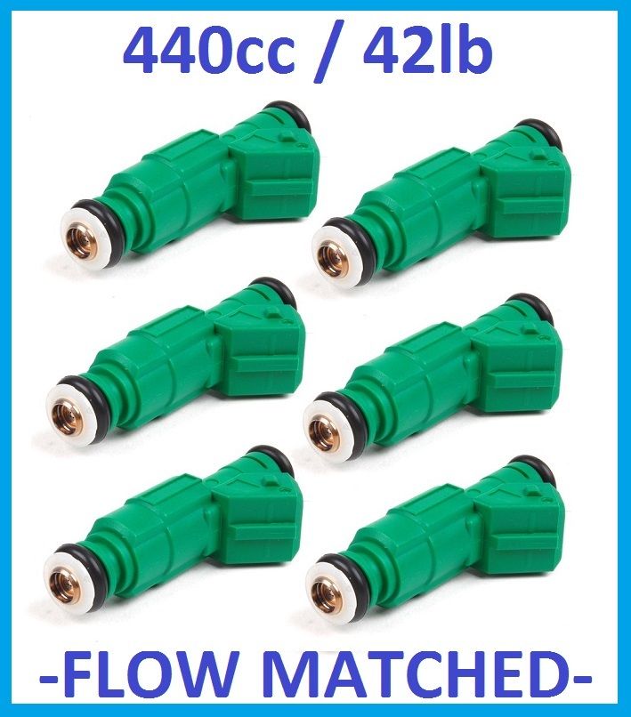Fuel Injectors x 6 440cc 42lb for BMW E30 E36 M20 M50 Turbo Fuel Injectors x 6 440cc 42lb for BMW E30 E36 M20 M50 Turbo