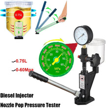 S60H Diesel Injector Nozzle Calibrator Fuel Nozzle Injector Tester Hand Pump