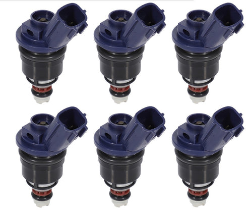 6 Fuel Injectors for NISSAN Z32 300ZX 10/94+ VG30DETT 370cc FAIRLADY Z 375cc