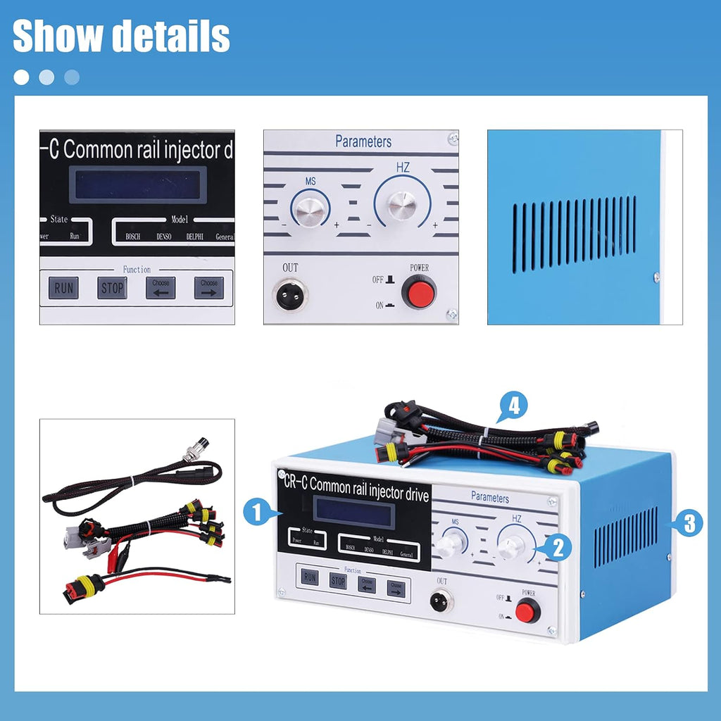 Diesel Common Rail Injector Tester Simulator Injector Diagnosis Tool C ...