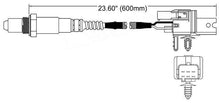 Pair of oxygen sensor o2 for Ford Focus Xr5 2006 On 2.5l Turbo 5 Cyl