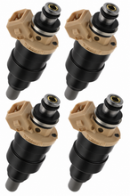 4 FUEL INJECTORS for HOLDEN RODEO TF 4ZE1 2.6L to 10/90 > 1992 Pink Top INJ082