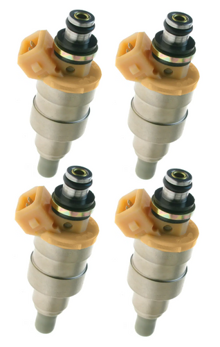 4 FUEL INJECTORS for HOLDEN RODEO TF 4ZE1 2.6L to 9/1990 Beige Top