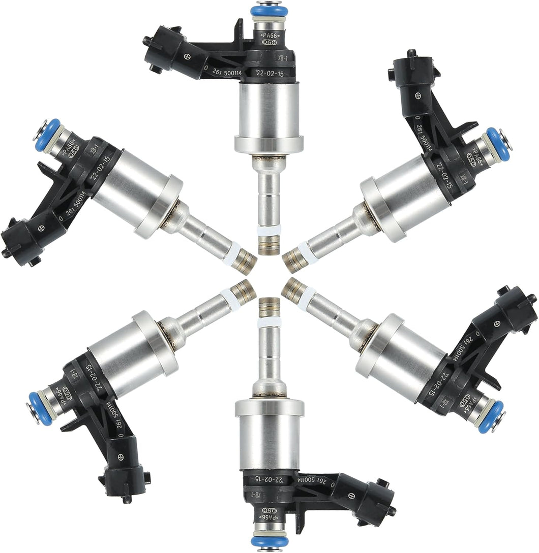 6 x Fuel Injectors for Holden Commodore VE SV6 3.6 i V6 LLT - Part # 12632255
