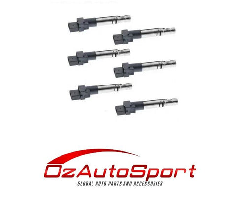 6 x Ignition Coils for Volkswagen Eos Golf Transporter Touareg Audi TT A3 Quattr