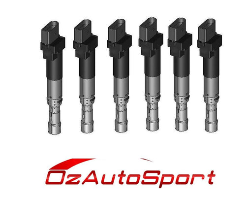 6 x Ignition Coils for Volkswagen VW Sharan 2.8 V6 2000 - 2002 - IGC-269