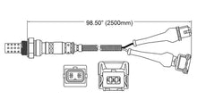 Customised LSM-11 4-Wire Wide Band Diagnostics Oxygen Sensor O2 LSM11
