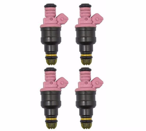 4 x FUEL INJECTORS for BMW 328i Z3 M3 528i M52 6 CYL INJECTOR AS NEW PINK