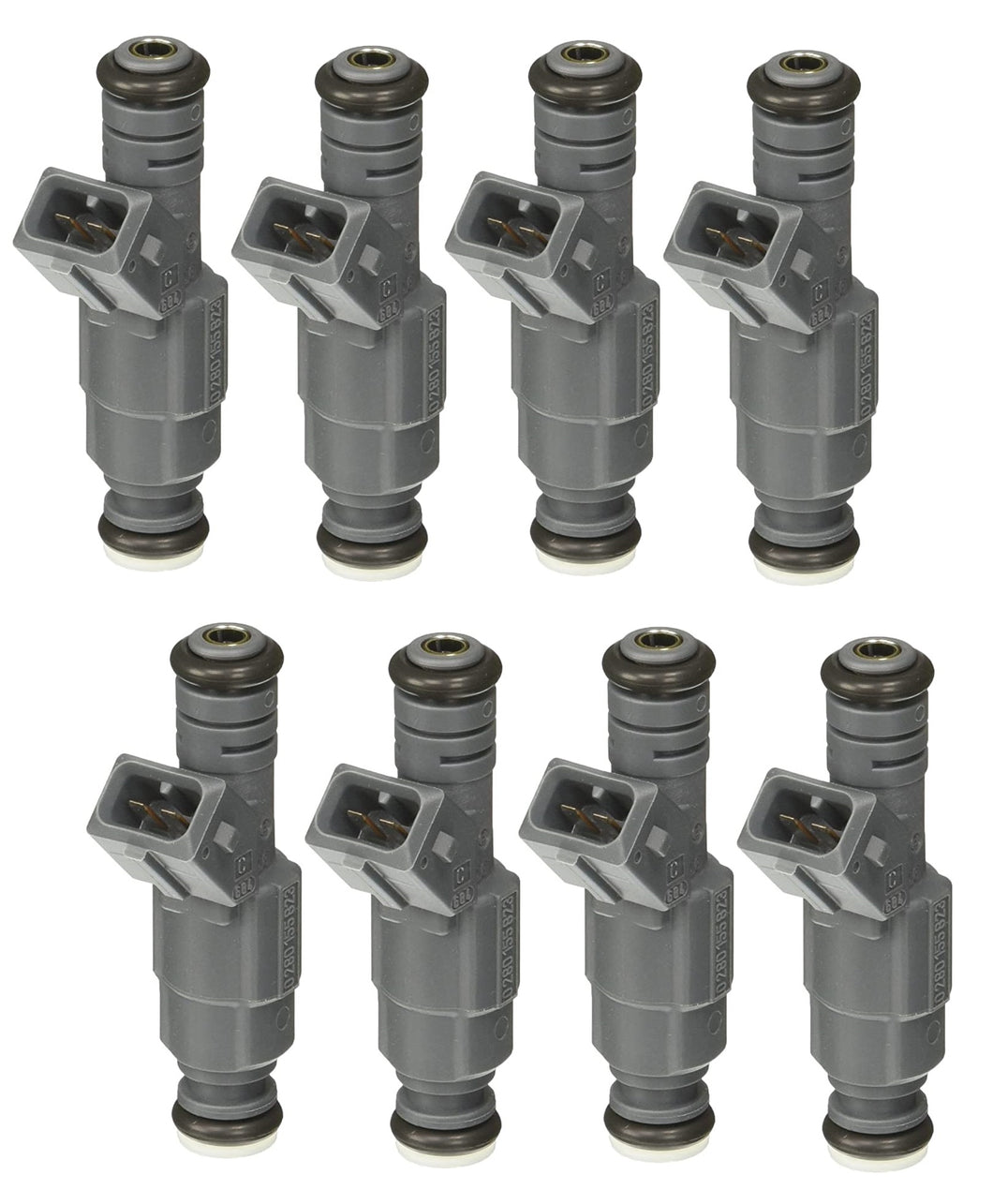 Set of 8 fuel injectors for BMW V8 M62 E39 E38 E53 E52 13641707843