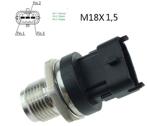 Fuel Rail Pressure Sensor 0281006018 for Mazda BT50 Ford Ranger