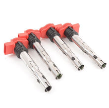 Set of 4 Ignition Coils + Spark Plugs for VW Tiguan 2.0 T