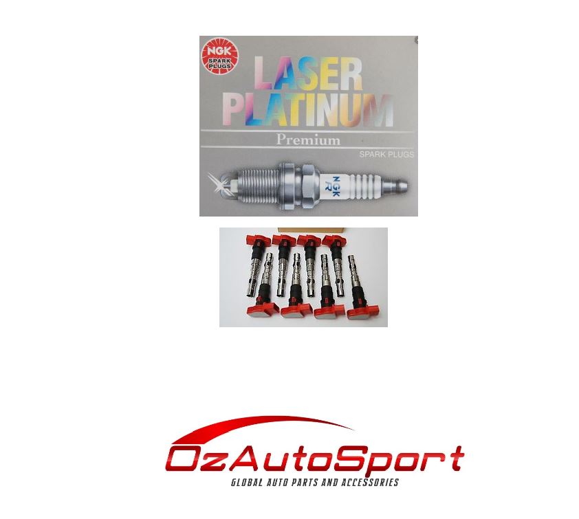 8 x Ignition Coils & Spark Plugs for Audi A6 Quattro 4.2 V8