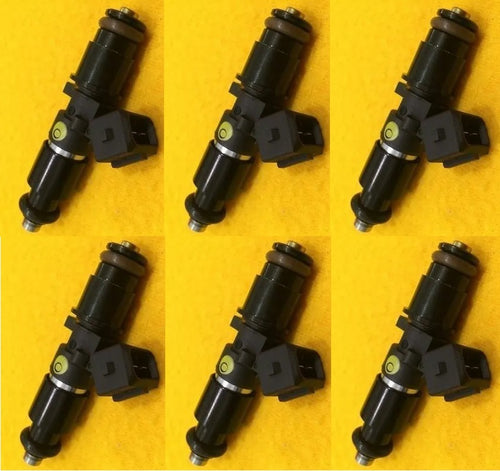 6 x GENUINE BOSCH 1000cc 980CC @ 3 BAR INJECTOR FULL LENGTH 14mm 1150cc @ 4 BAR
