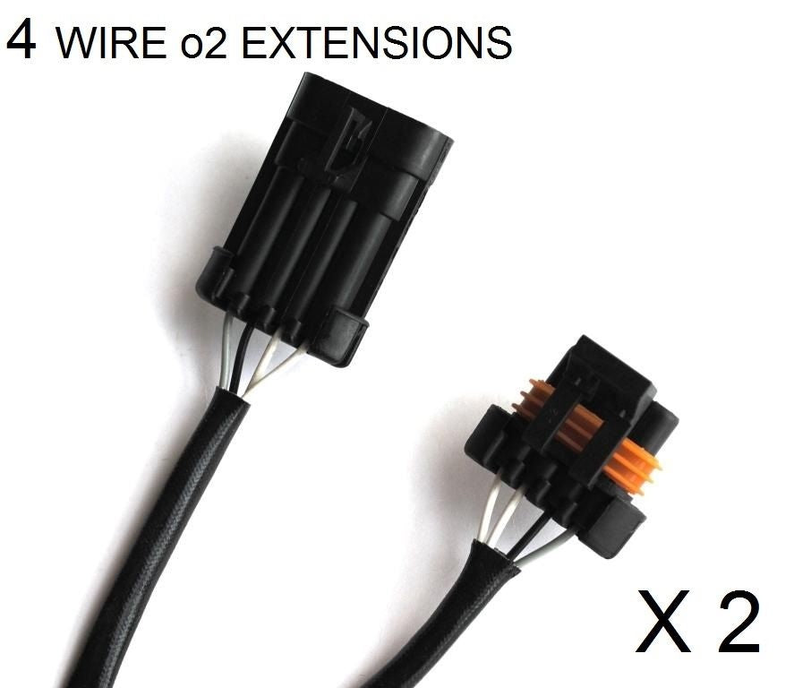 Ve O2 Sensor Plug 4 x Oxygen O2 Sensor Extension Leads for Holden VZ ~ VE LS1 LS2 LS3 L7 ...