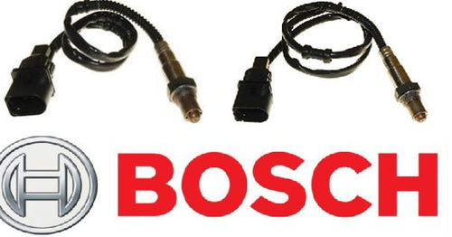 2 x Front Oxygen Sensor O2 For BMW E87 120i Pre-Cat (PAIR) Genuine Bosch