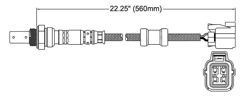 O2 OXYGEN SENSOR for Subaru Impreza GD 1.6 2001-2006 AFR Type EGO-113 Overseas O2 OXYGEN SENSOR for Subaru Impreza GD 1.6 2001-2006 AFR Type EGO-113 Overseas