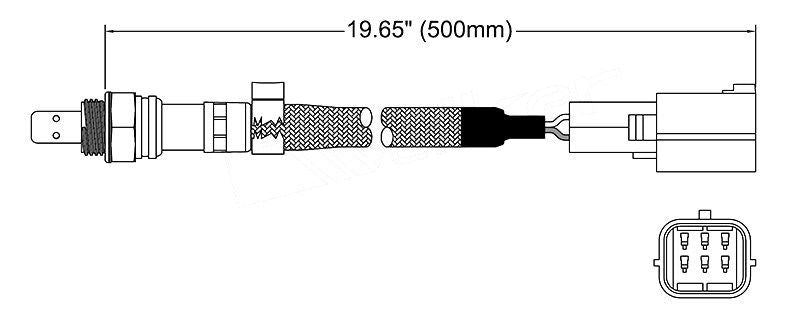OXYGEN O2 SENSOR for MAZDA 3 BK LF 2.0L L3 2.3L 5 WIRE AIR FUEL RATIO 06-08 PRE OXYGEN O2 SENSOR for MAZDA 3 BK LF 2.0L L3 2.3L 5 WIRE AIR FUEL RATIO 06-08 PRE