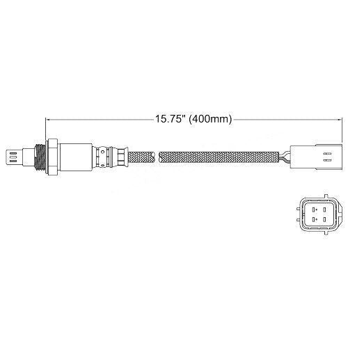 Front Oxygen Sensor O2 for Nissan PATHFINDER R51 DIESEL EGO-647 Front Oxygen Sensor O2 for Nissan PATHFINDER R51 DIESEL EGO-647