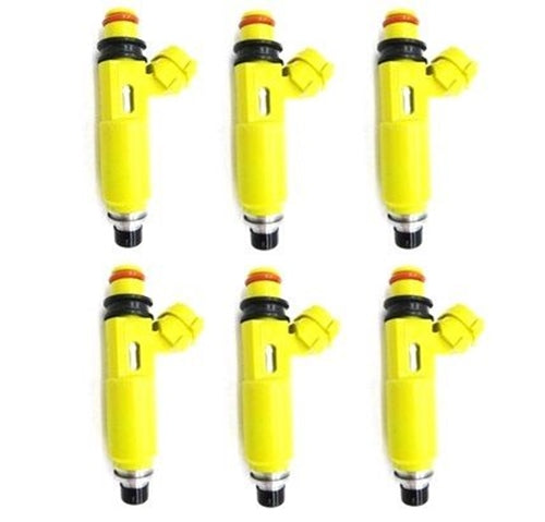 6 x 450cc Fuel Injectors for Nissan Skyline R32 RB20DET 11mm Top Feed High Imp 6 x 450cc Fuel Injectors for Nissan Skyline R32 RB20DET 11mm Top Feed High Imp