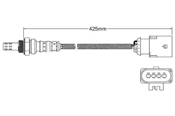 Oxygen O2 Sensor for Land Rover Freelander 2.5 V6 25K6 2000-2006 KV6 Pre Cat