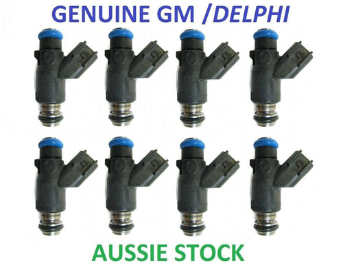 8x 650cc Fuel Injectors for GM 6.0 L76 DELPHI 60lb 62lb Short