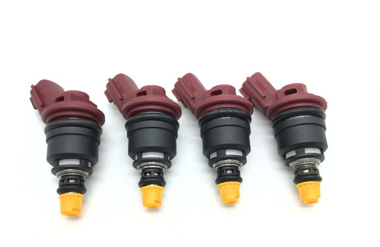 4x 740cc Fuel Injectors – Unisia JECS, Replaces RR544 For Nissan SR20DET Silvia S13 S14 S15