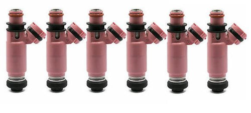 6 x 550cc 565cc Fuel Injectors For Subaru Denso &  Mitsubishi Magna Galant v6