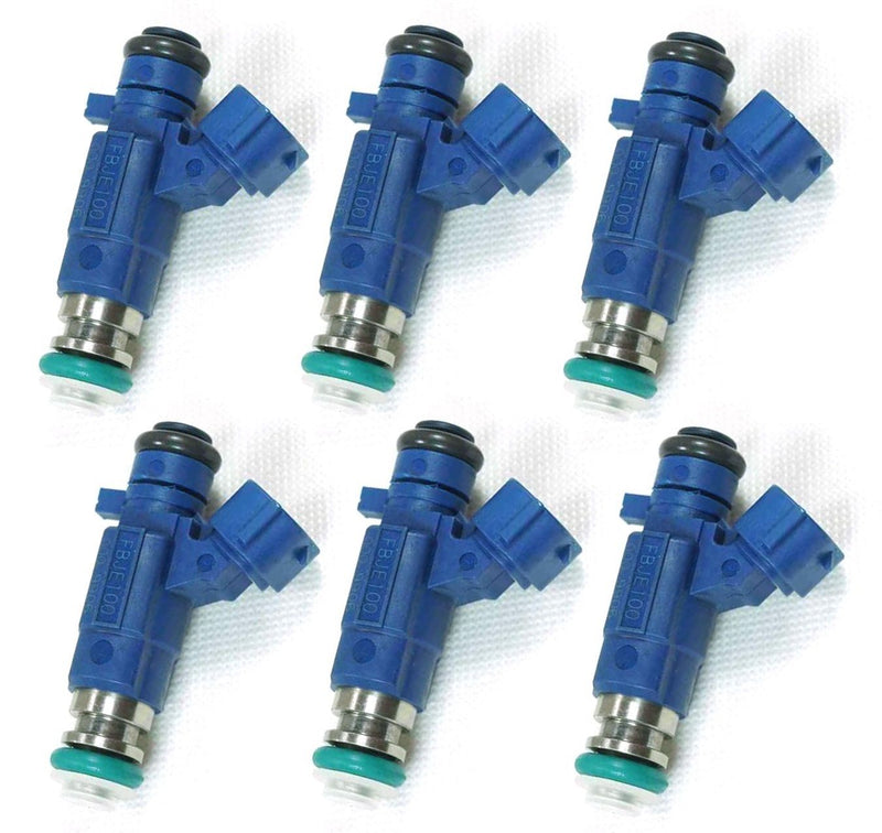 6 FUEL INJECTORS for NISSAN PATROL GU TB48DE 4.8L 6 CYL 01-07 INJECTOR 6 FUEL INJECTORS for NISSAN PATROL GU TB48DE 4.8L 6 CYL 01-07 INJECTOR